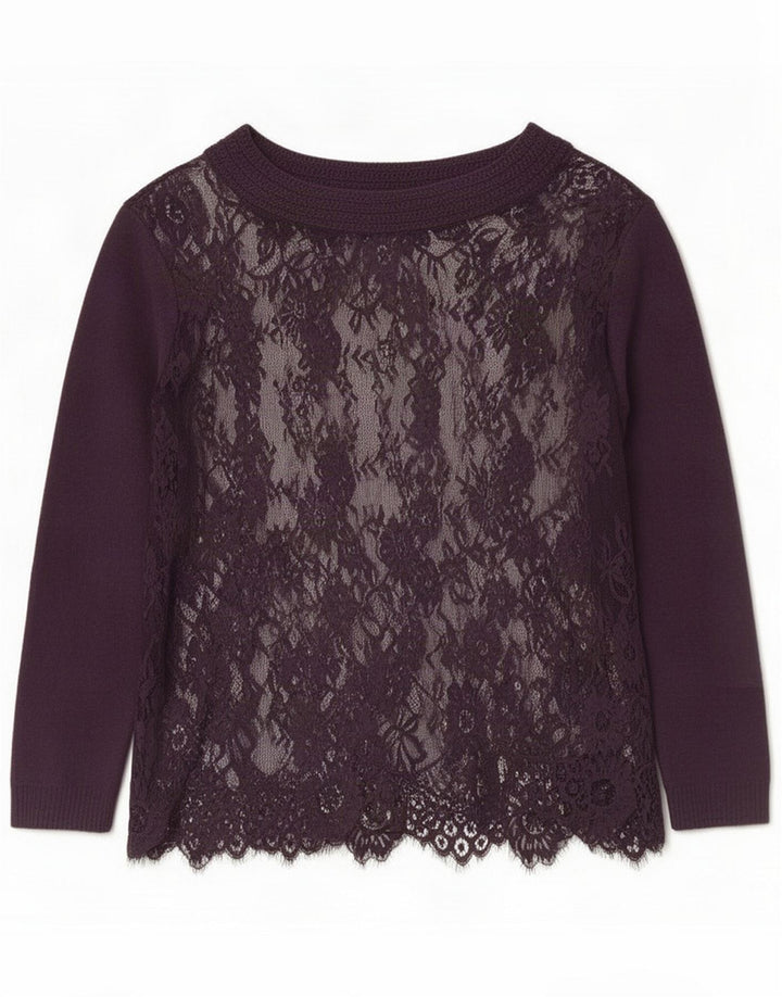 Simona Barbieri Top trasparente oversize da donna UK 16 Large Viola