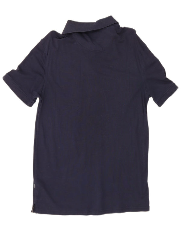 Polo da uomo Calvin Klein piccola in cotone blu navy
