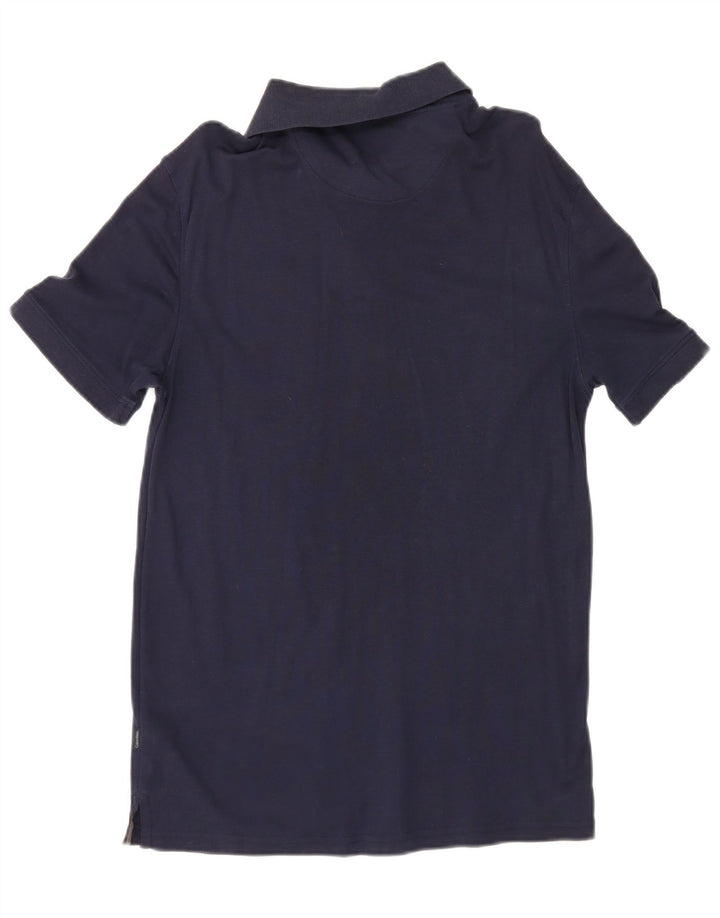 Polo da uomo Calvin Klein piccola in cotone blu navy
