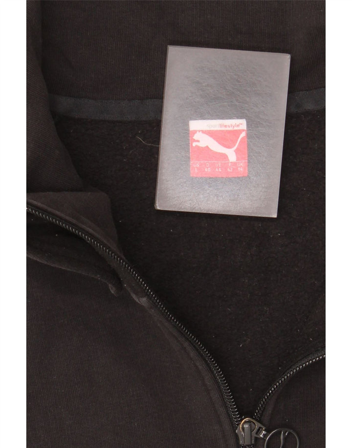 Giacca da tuta grafica da donna Puma UK 14 grande nera