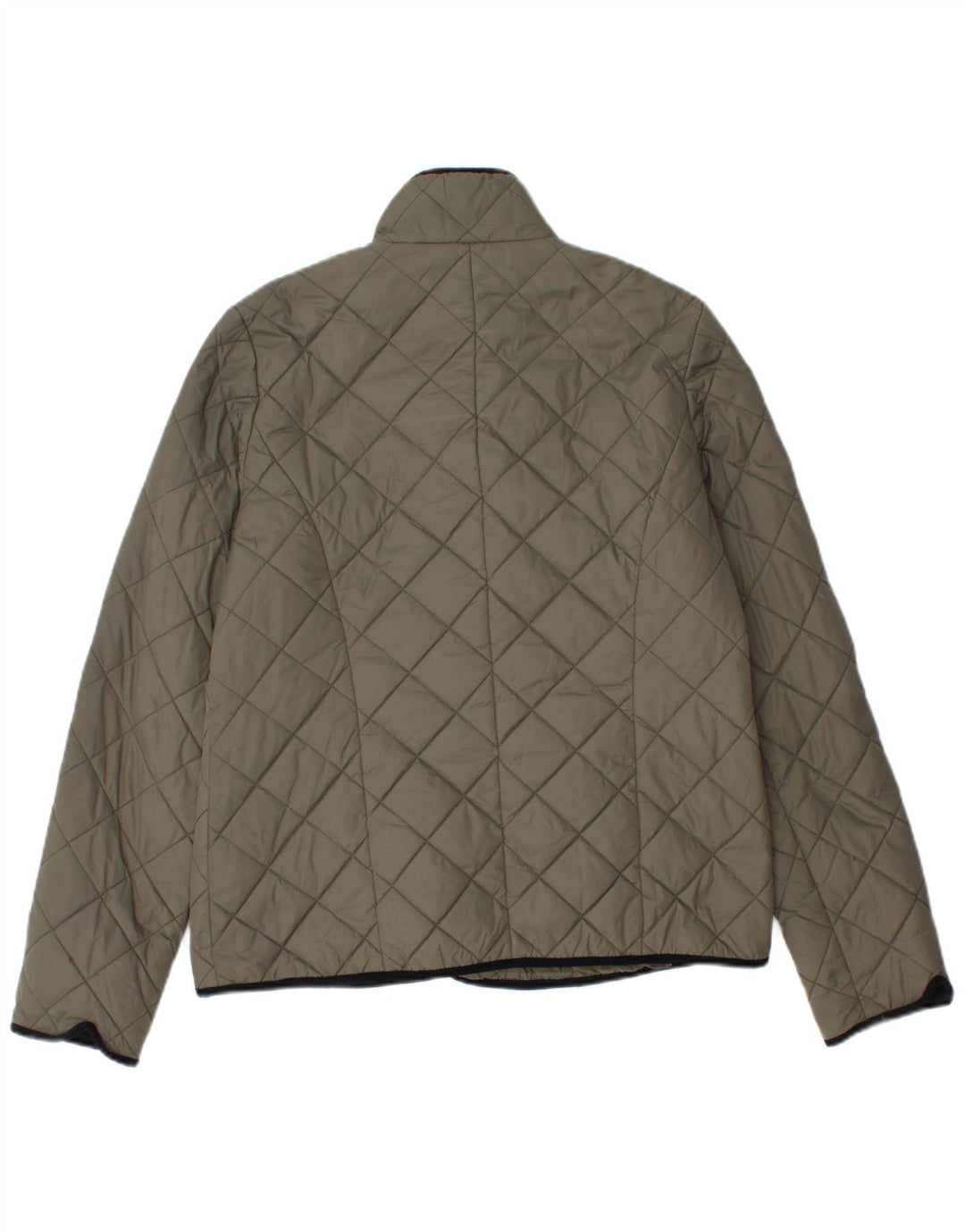 Giacca trapuntata da donna Jaeger UK 12 Medium Khaki Poliammide