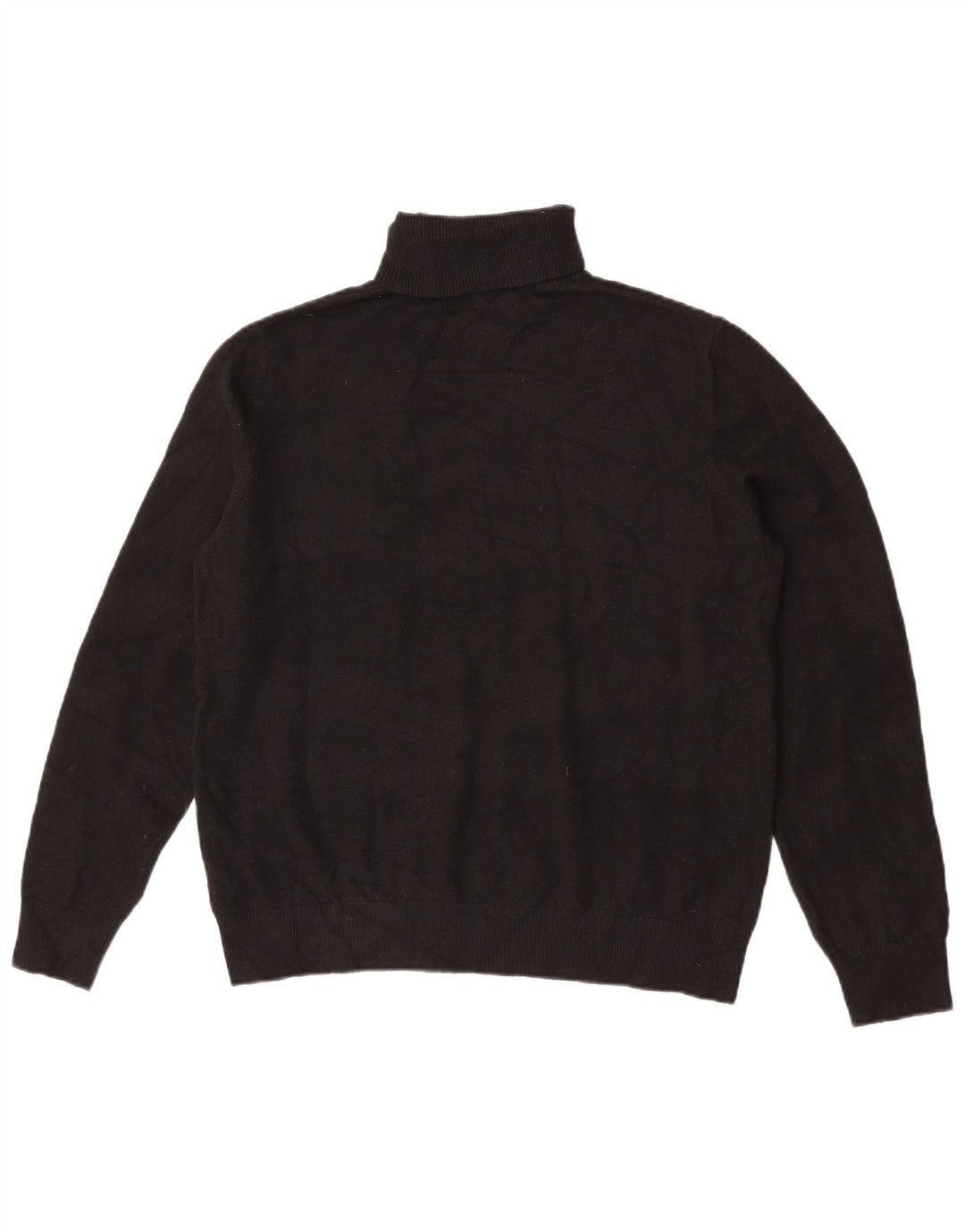 Maglione maglione a collo alto da donna Marks & Spencer UK 14 medio nero