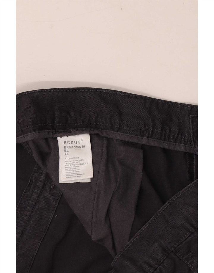 Pantaloncini cargo da uomo Scout XL in cotone blu navy