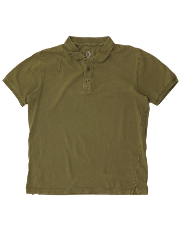 Polo da uomo Dack's grande in cotone kaki