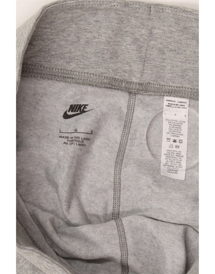 NIKE Womens Graphic Leggings UK 16 Large  Grey Cotton Vintage Nike and Second-Hand Nike from Messina Hembry 
