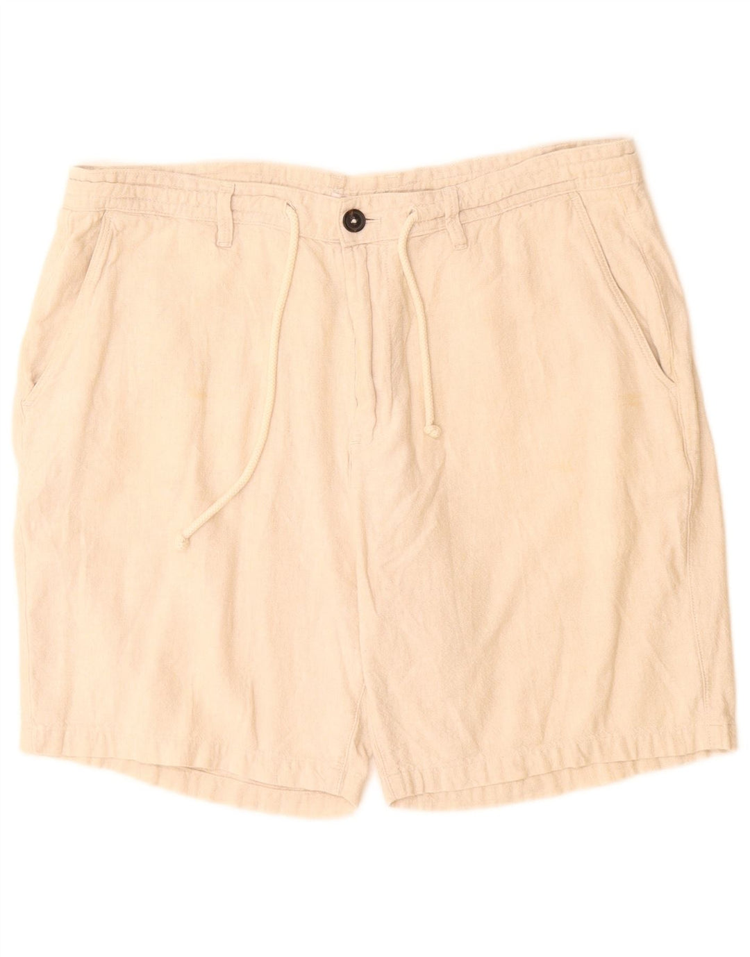 Pantaloncini chino da uomo Zara XL W44 lino beige