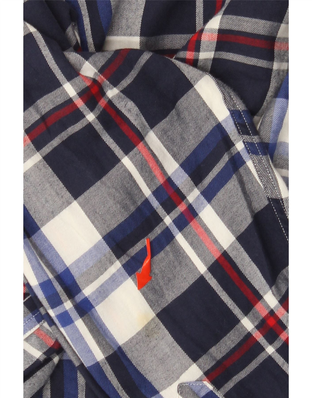 TOMMY HILFIGER Camicia da uomo in flanella vestibilità New York, grande motivo a quadri blu navy