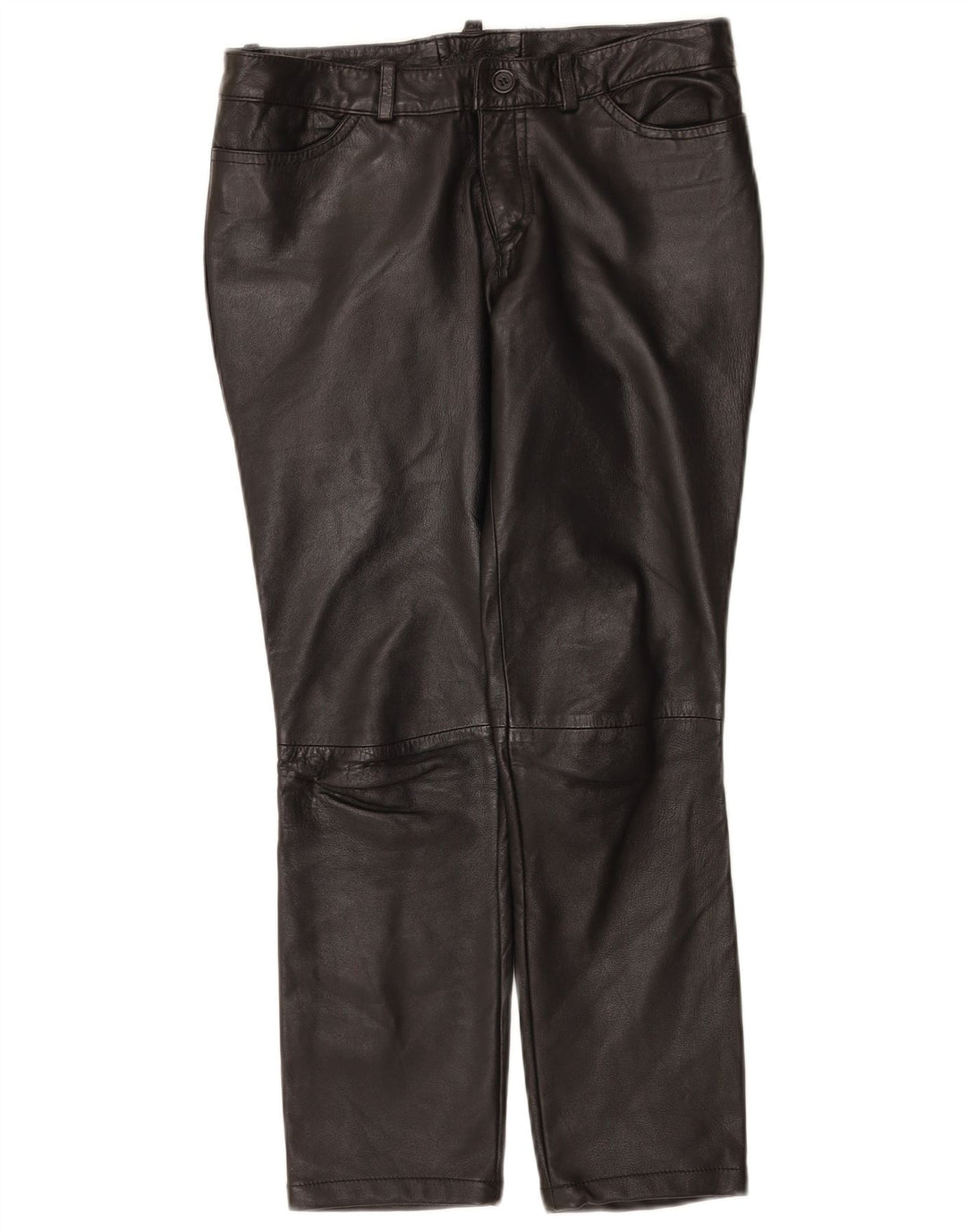 Pantaloni in pelle da donna Zen EU 38 Medium W28 L26 Pelle nera