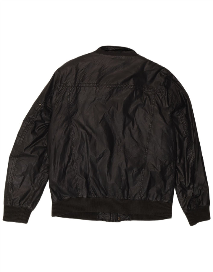 Giubbotto bomber Geox da uomo Respira UK 42 XL poliestere nero