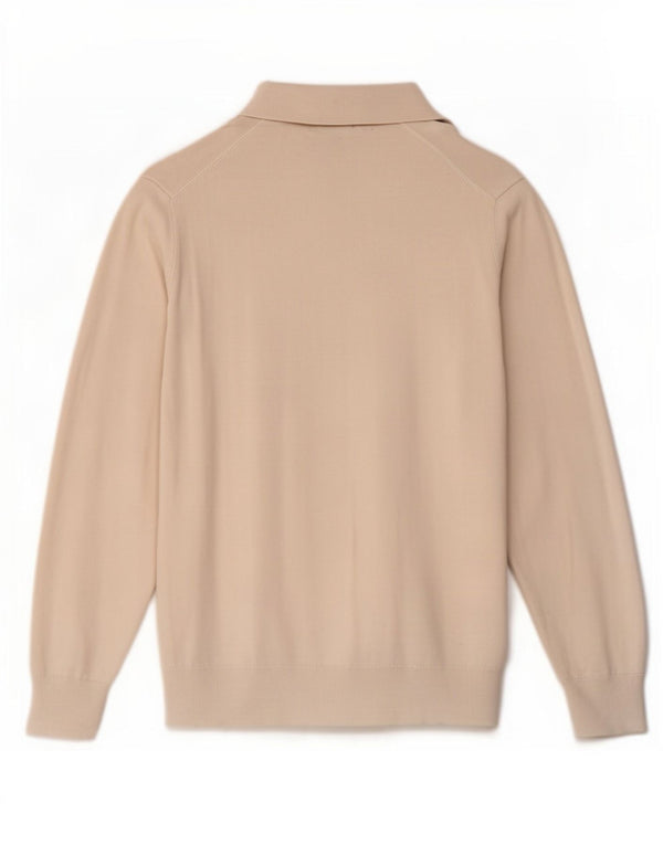 Massimo Dutti Maglione da uomo con collo alto XS in cotone beige