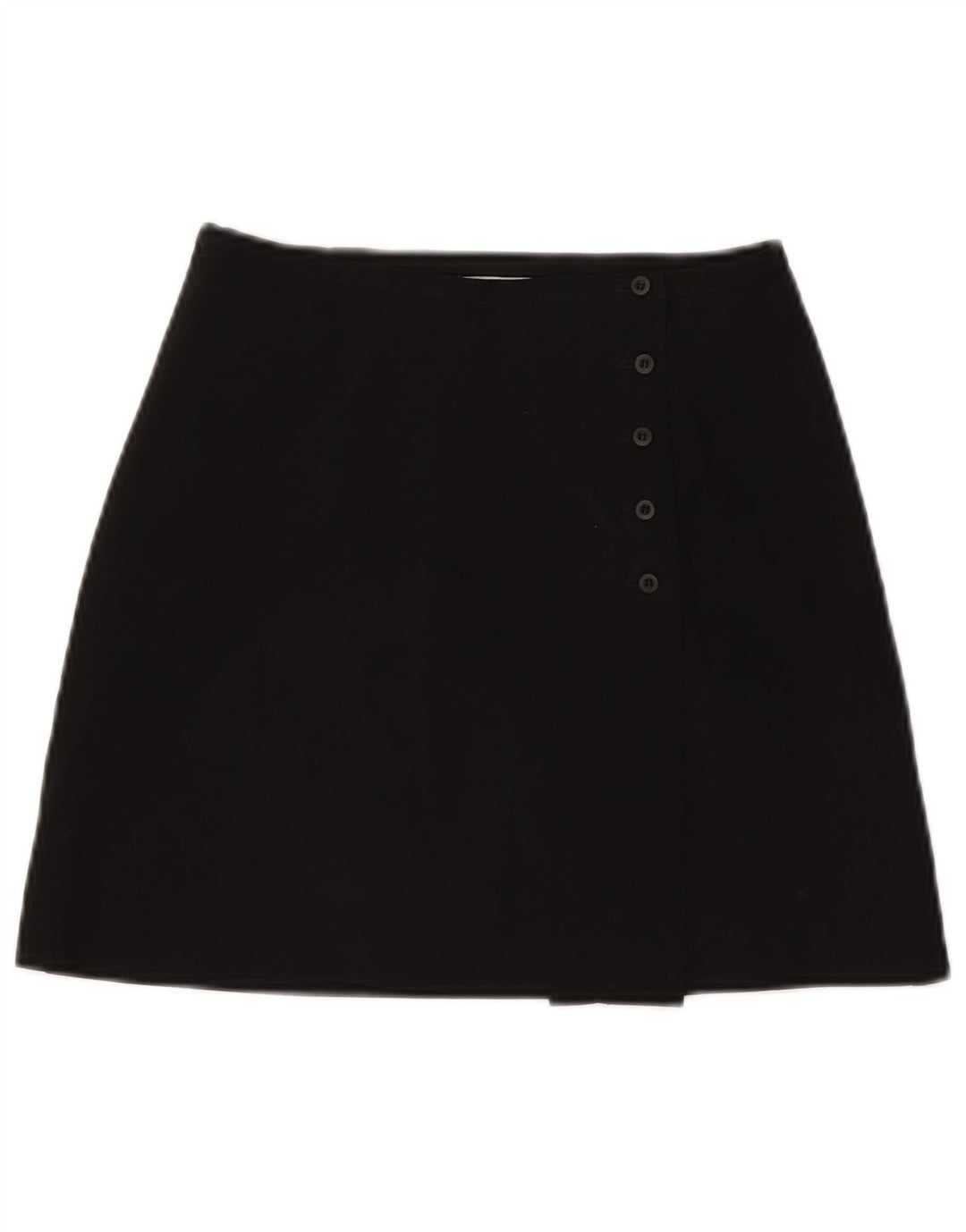 Gonna mini avvolgente da donna Zara W24 XS poliestere nero