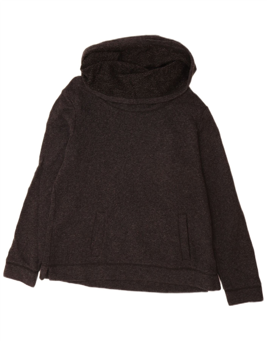 Maglione con cappuccio e collo alto da donna J. Crew UK 16 grande grigio