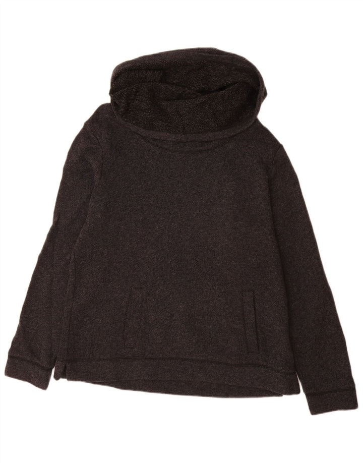 Maglione con cappuccio e collo alto da donna J. Crew UK 16 grande grigio