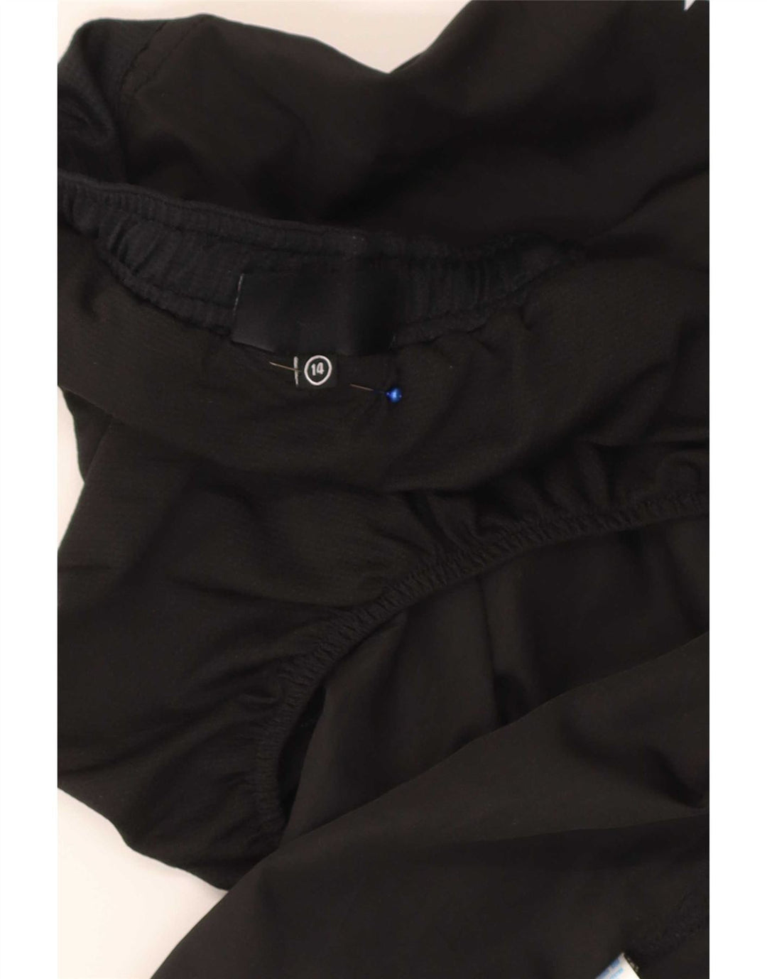 Pantaloncini sportivi regolari con grafica da donna Champion UK 14 Large Nero Poliestere