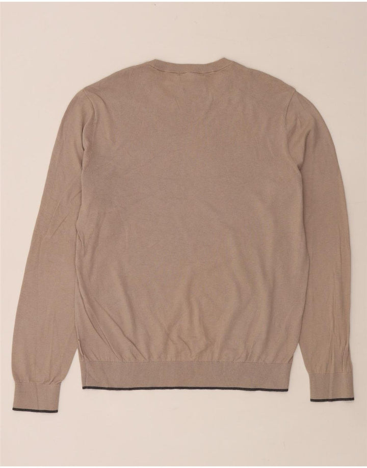 ARMANI EXCHANGE Maglione da uomo girocollo grande in cotone beige
