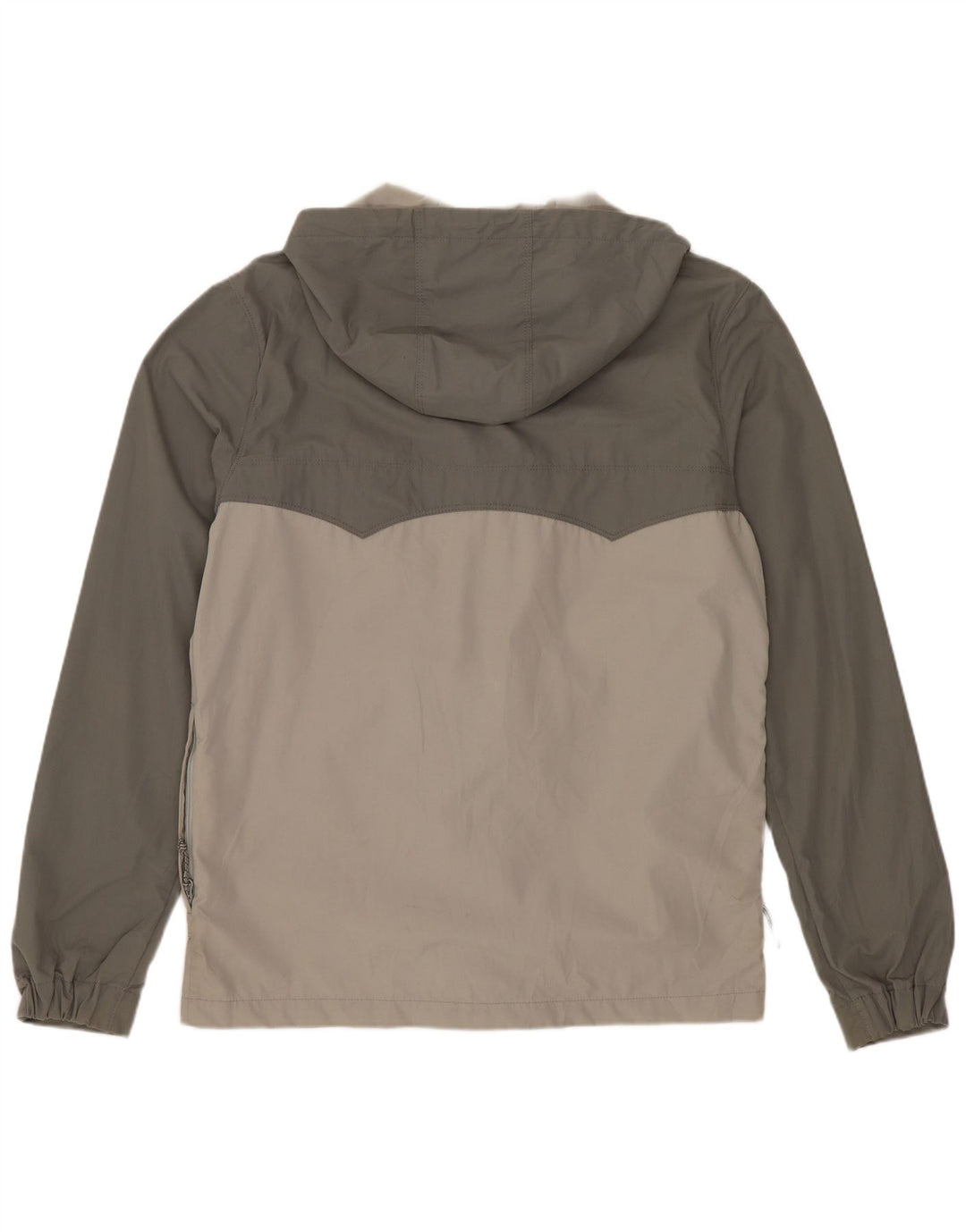 Giacca antipioggia con cappuccio da uomo Levi's UK 38 Poliestere color block verde medio