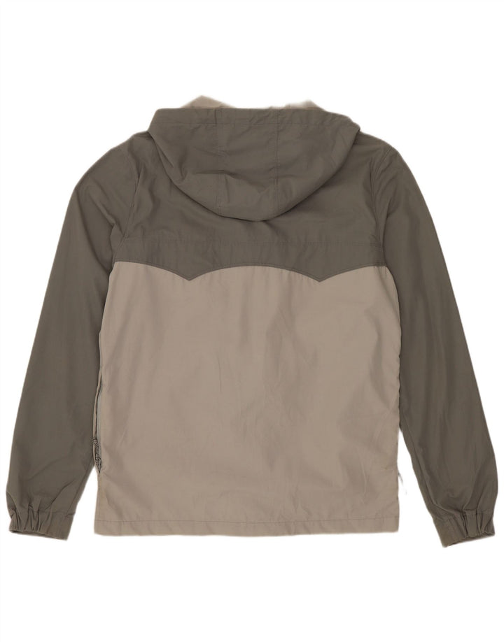 Giacca antipioggia con cappuccio da uomo Levi's UK 38 Poliestere color block verde medio