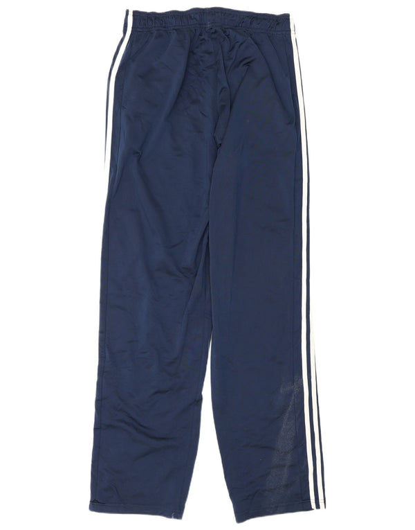 Pantaloni da tuta da uomo Adidas medi in poliestere blu navy