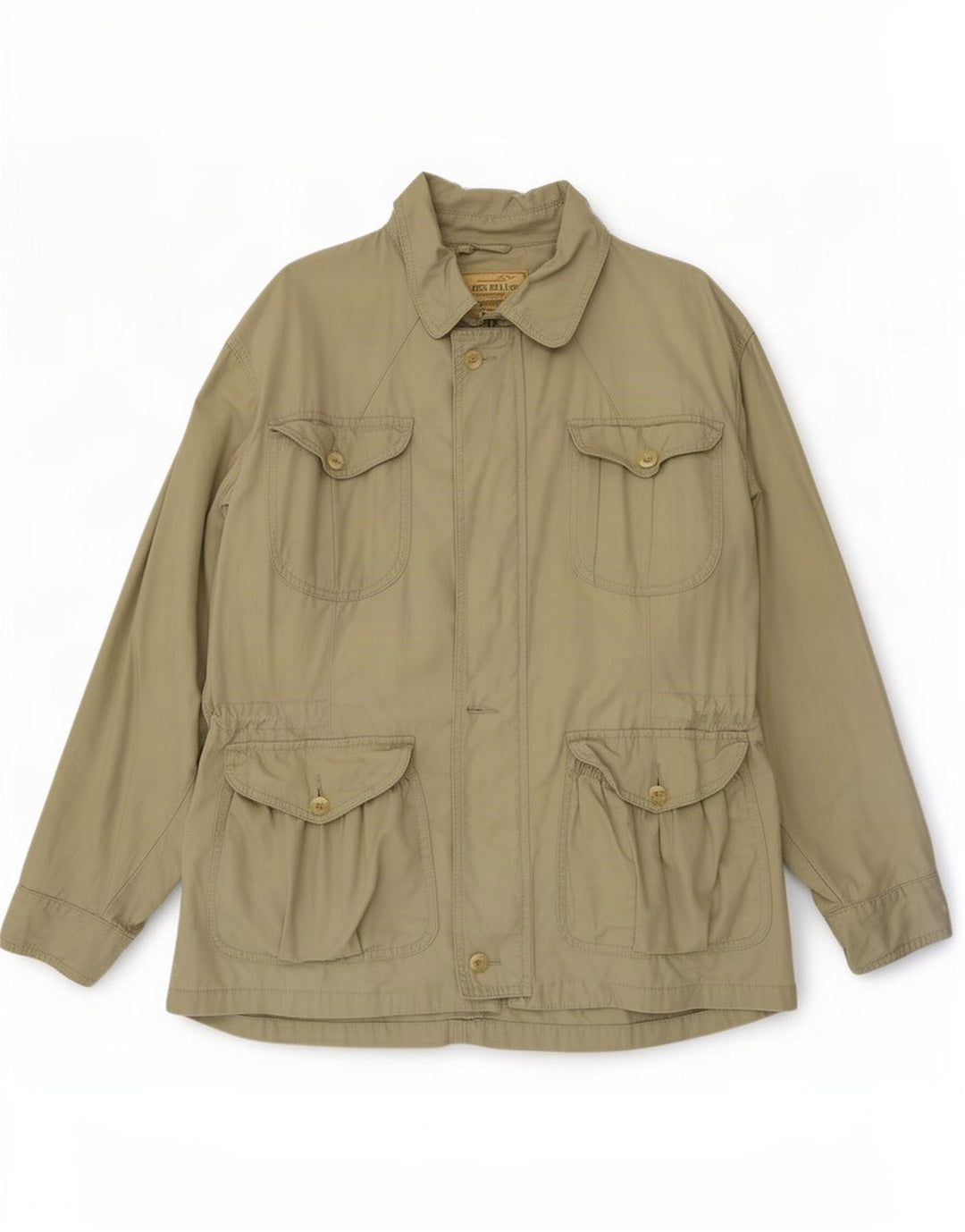 Giacca utility da uomo James Dillon UK 38 Cotone beige medio