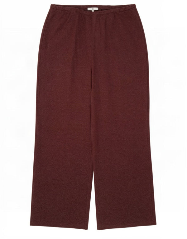 Pantaloni casual da donna Marks & Spencer UK 14 Large W34 L29 Borgogna