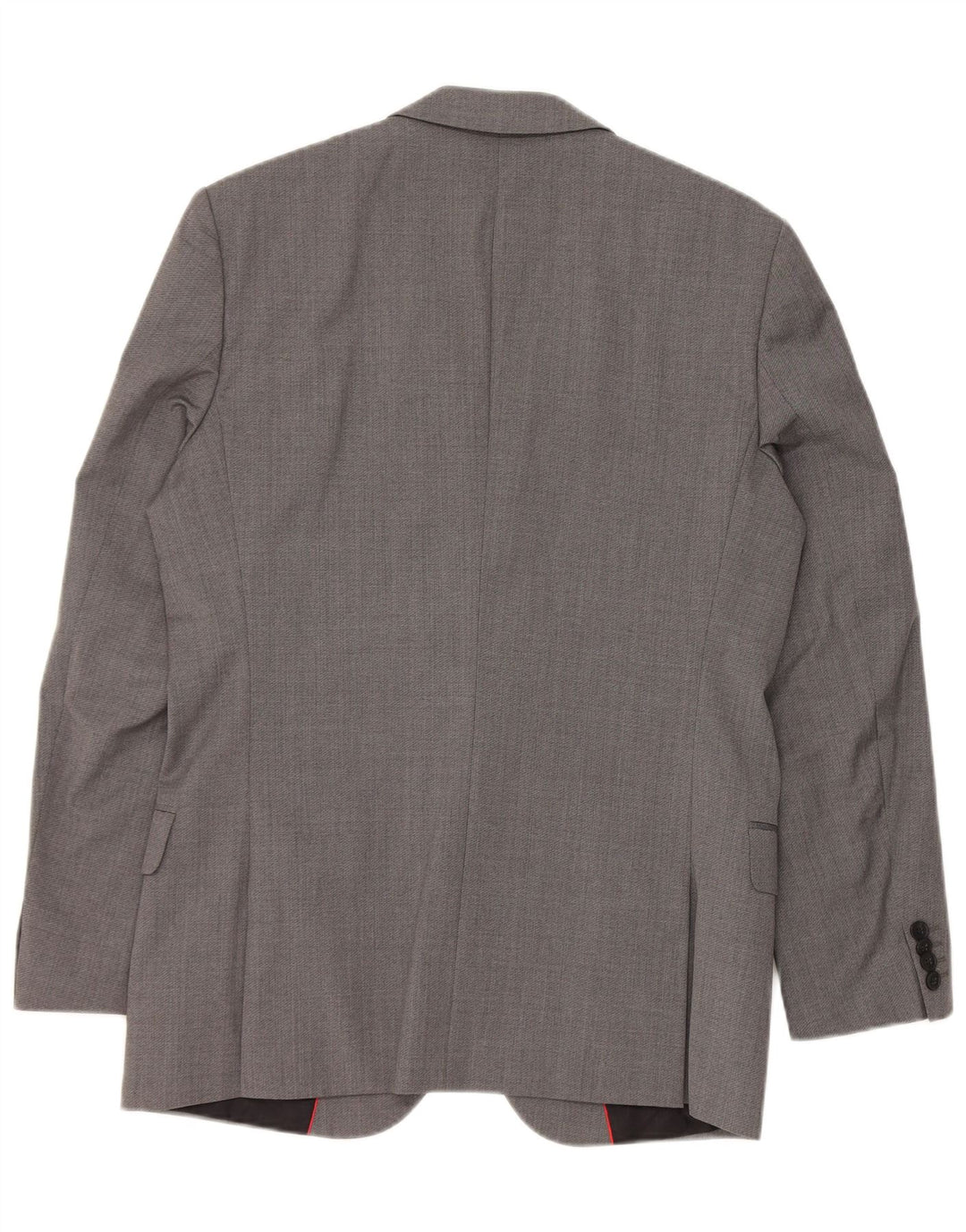 Giacca blazer da uomo a 2 bottoni Hugo Boss EU 48 Lana vergine grigio medio