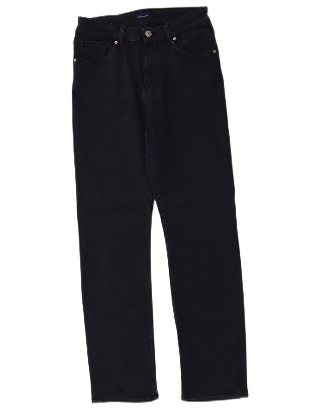 Pantaloni casual dritti da donna Gant W28 L30 Blu Navy