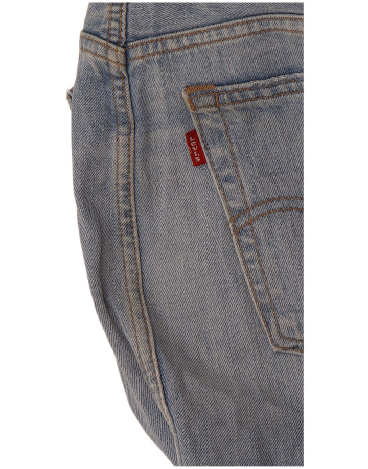Mini gonna di jeans da donna Levi's W31 blu medio