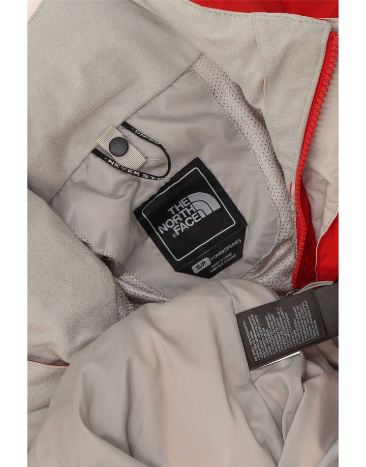 Giacca antipioggia oversize con cappuccio da donna The North Face UK 10 Small Rossa