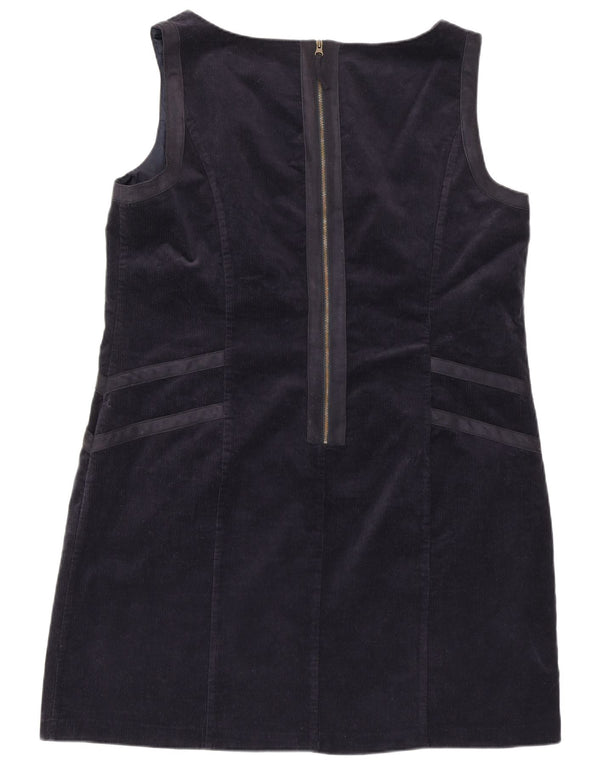 Laura Ashley Abito tubino in velluto a coste senza maniche da donna UK 18 XL Blu navy