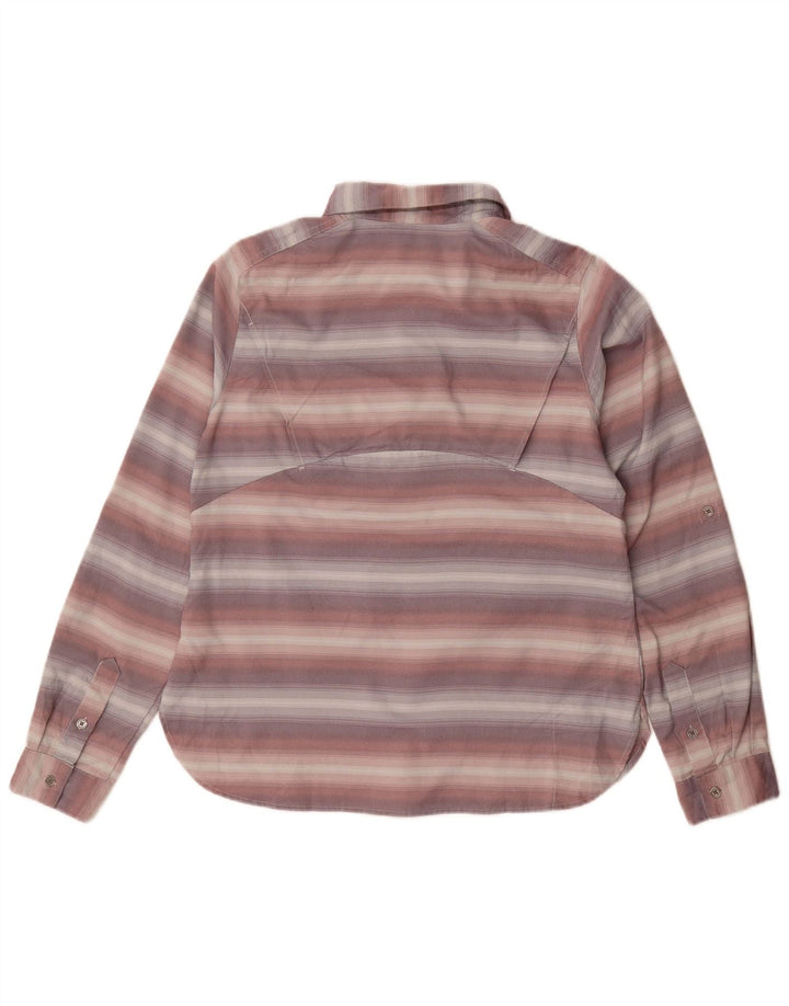 Camicia da donna Columbia UK 14 Poliestere a righe viola medio