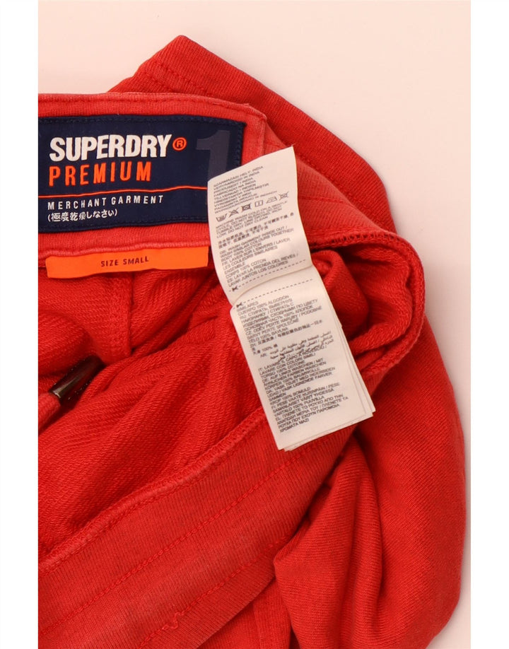 SUPERDRY Mens Sport Shorts Small Black Cotton