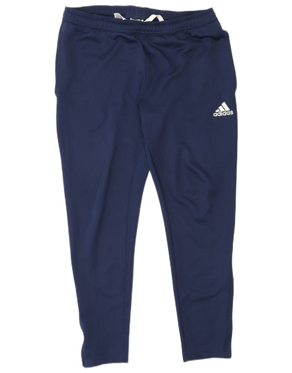 Pantaloni da tuta Adidas Aeroready da uomo grandi in poliestere blu navy