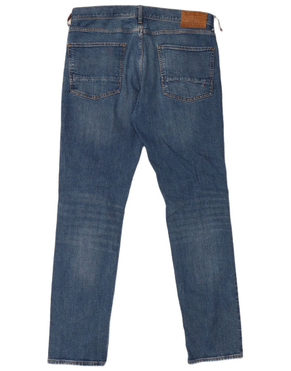 Jeans dritti Denton da uomo Tommy Hilfiger W36 L34 cotone blu