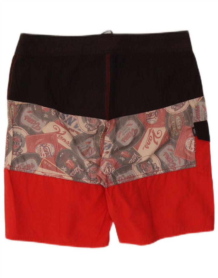 Pantaloncini da bagno grafici da uomo Vans medi color block multicolore