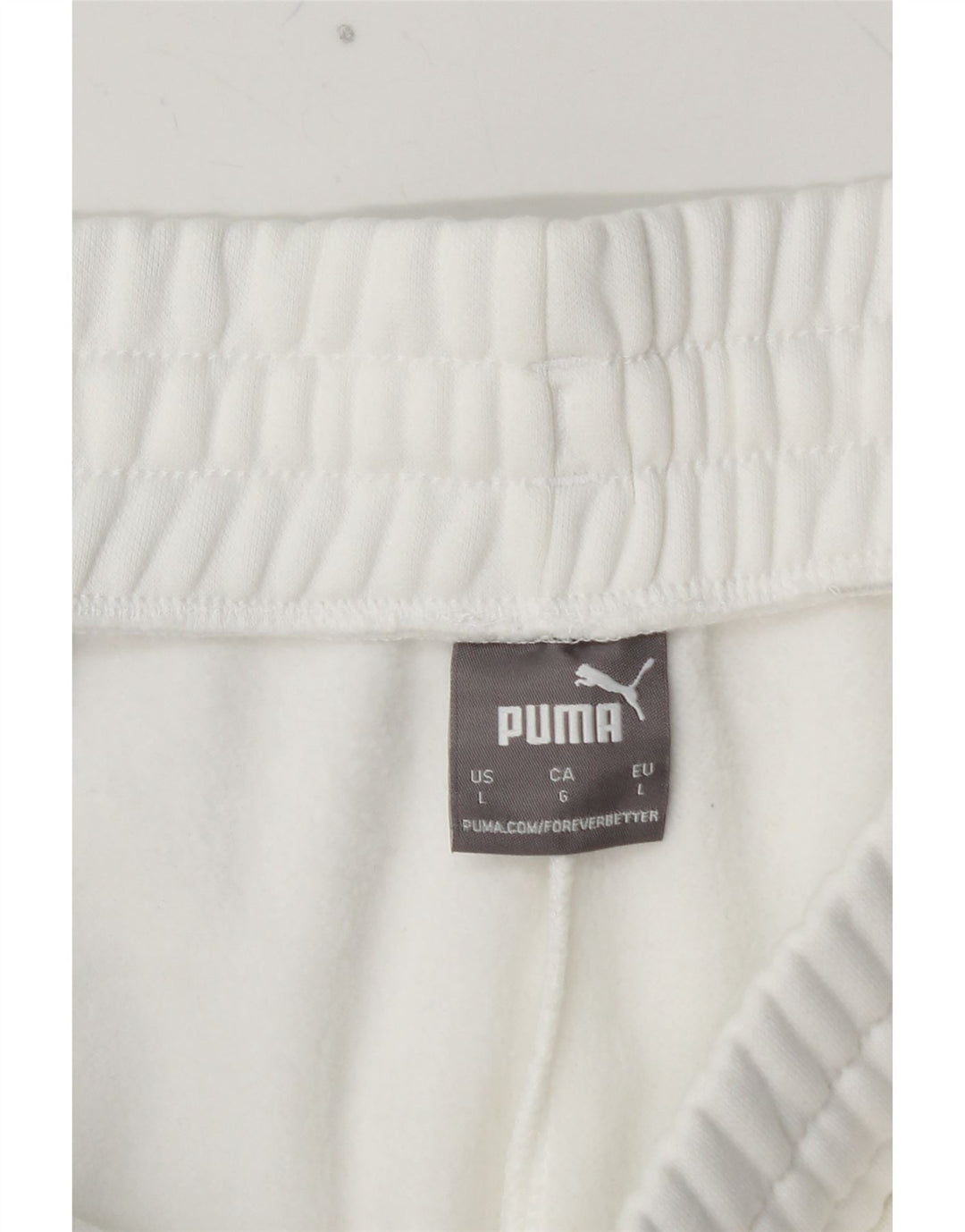 Pantaloni da tuta con grafica PUMA da uomo Joggers Large White Colourblock