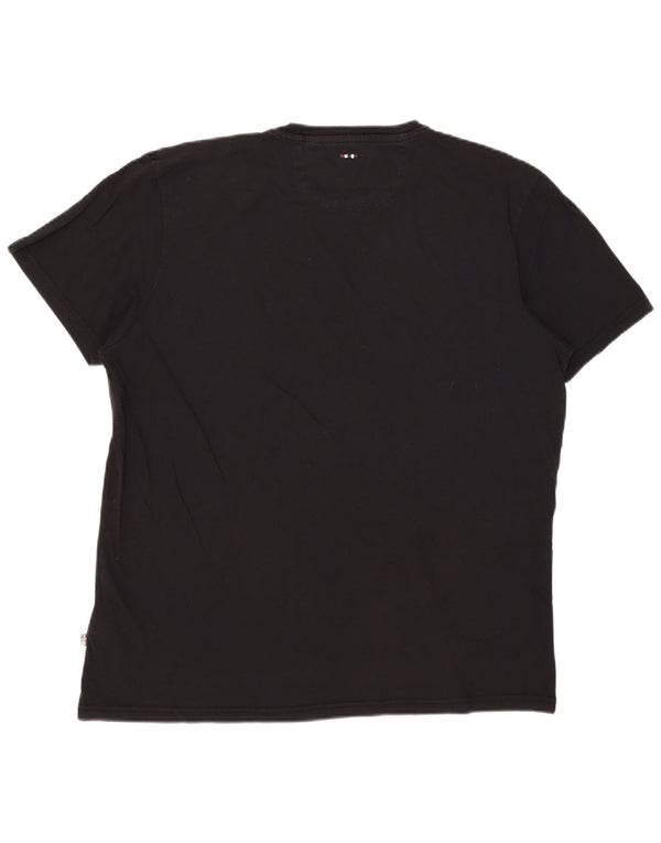T-shirt grafica da uomo Napapijri Top 2XL cotone nero
