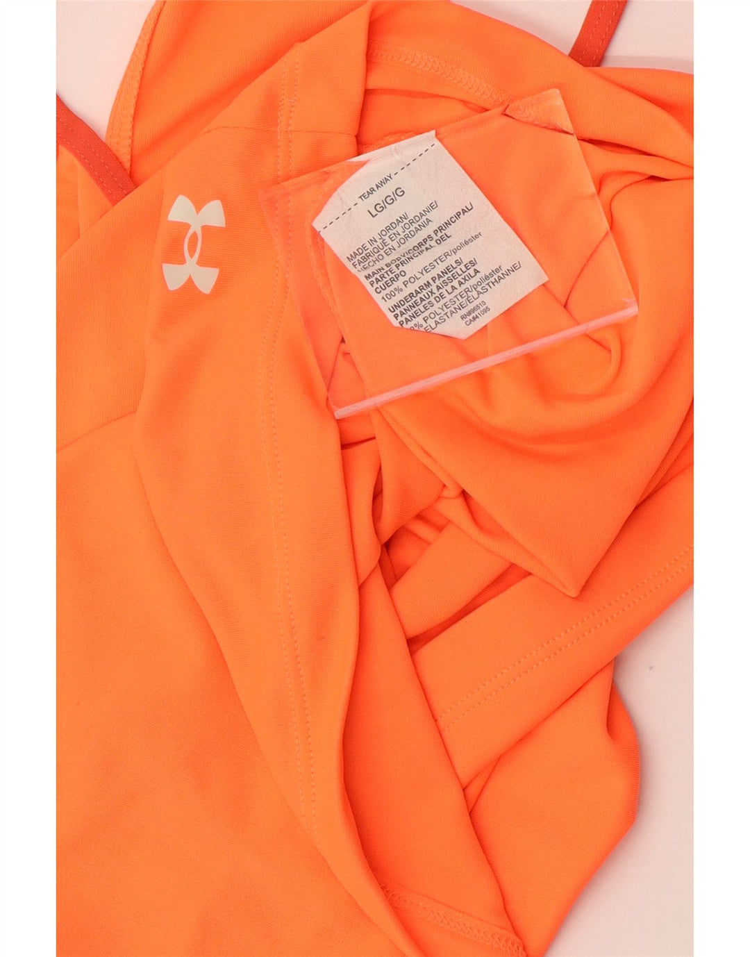Canotta da donna Under Armour UK 14 Large Arancione Poliestere