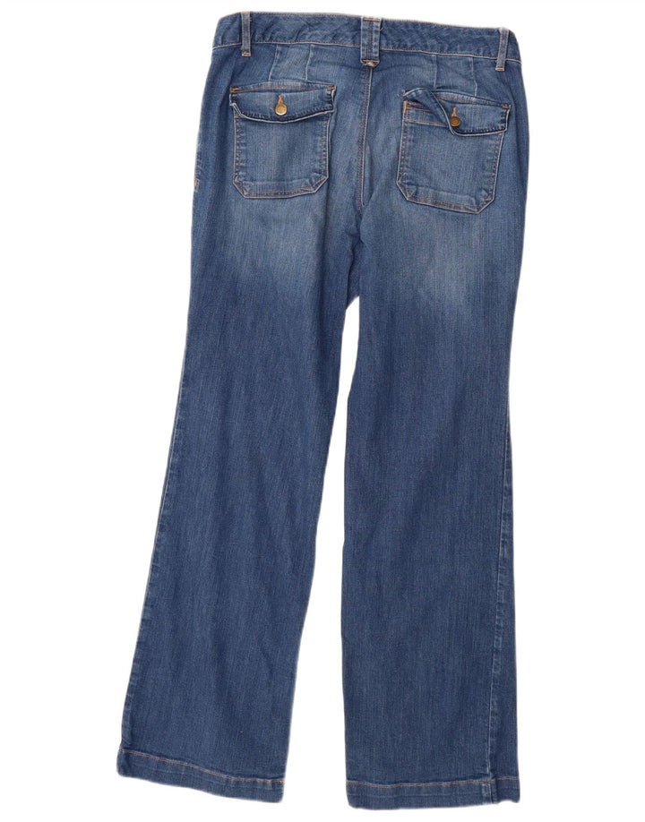 EDDIE BAUER Womens Curvy Bootcut Jeans US 8 Medium W32 L30 Blue Cotton