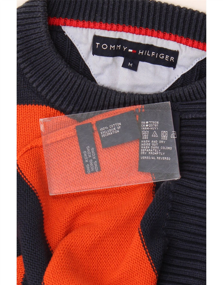 Maglione maglione girocollo da uomo Tommy Hilfiger colore blu navy medio
