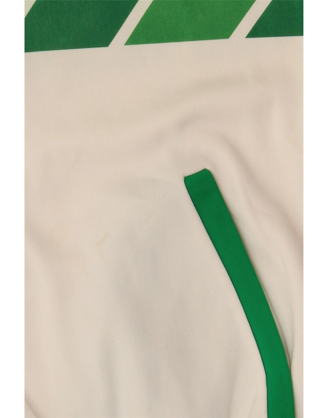 Giacca da tuta da uomo vintage 2XL in nylon color block bianco