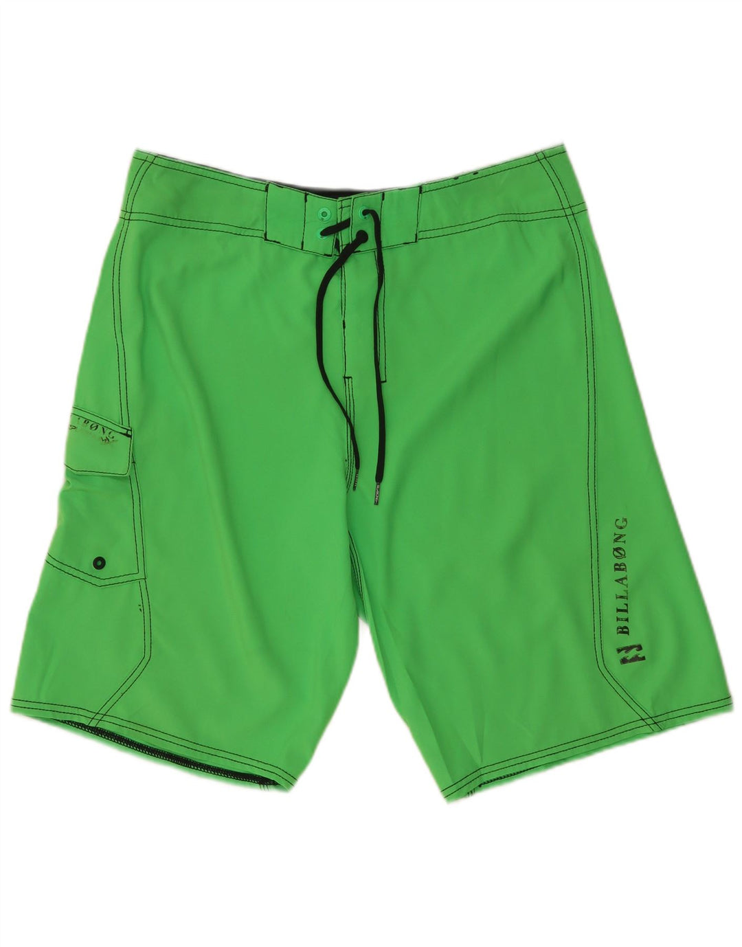 Pantaloncini da bagno da uomo Billabong verde medio in poliestere