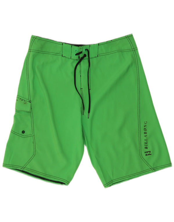Pantaloncini da bagno da uomo Billabong verde medio in poliestere
