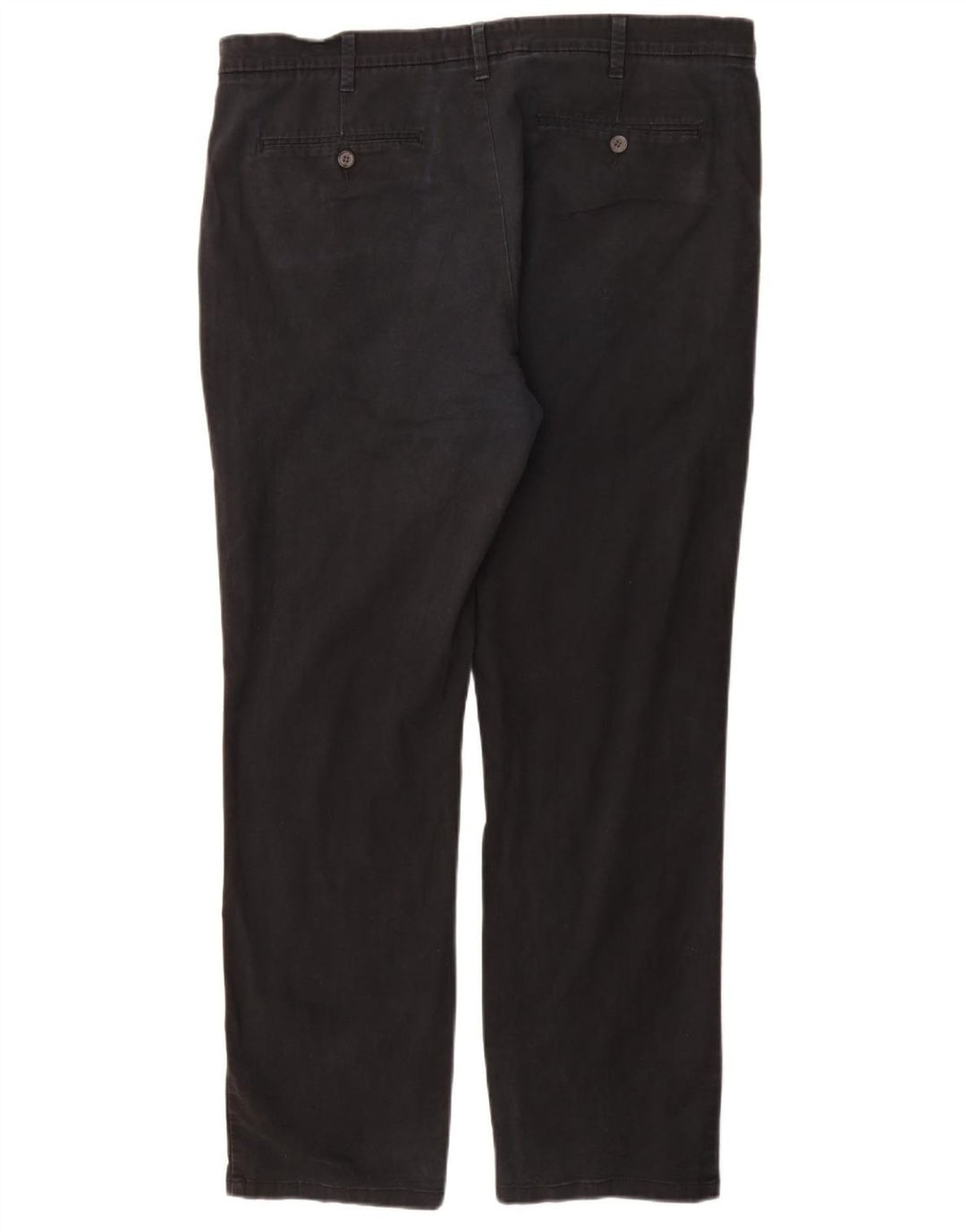 Pantaloni chino vestibilità regolare da uomo Marks & Spencer W38 L33 cotone nero
