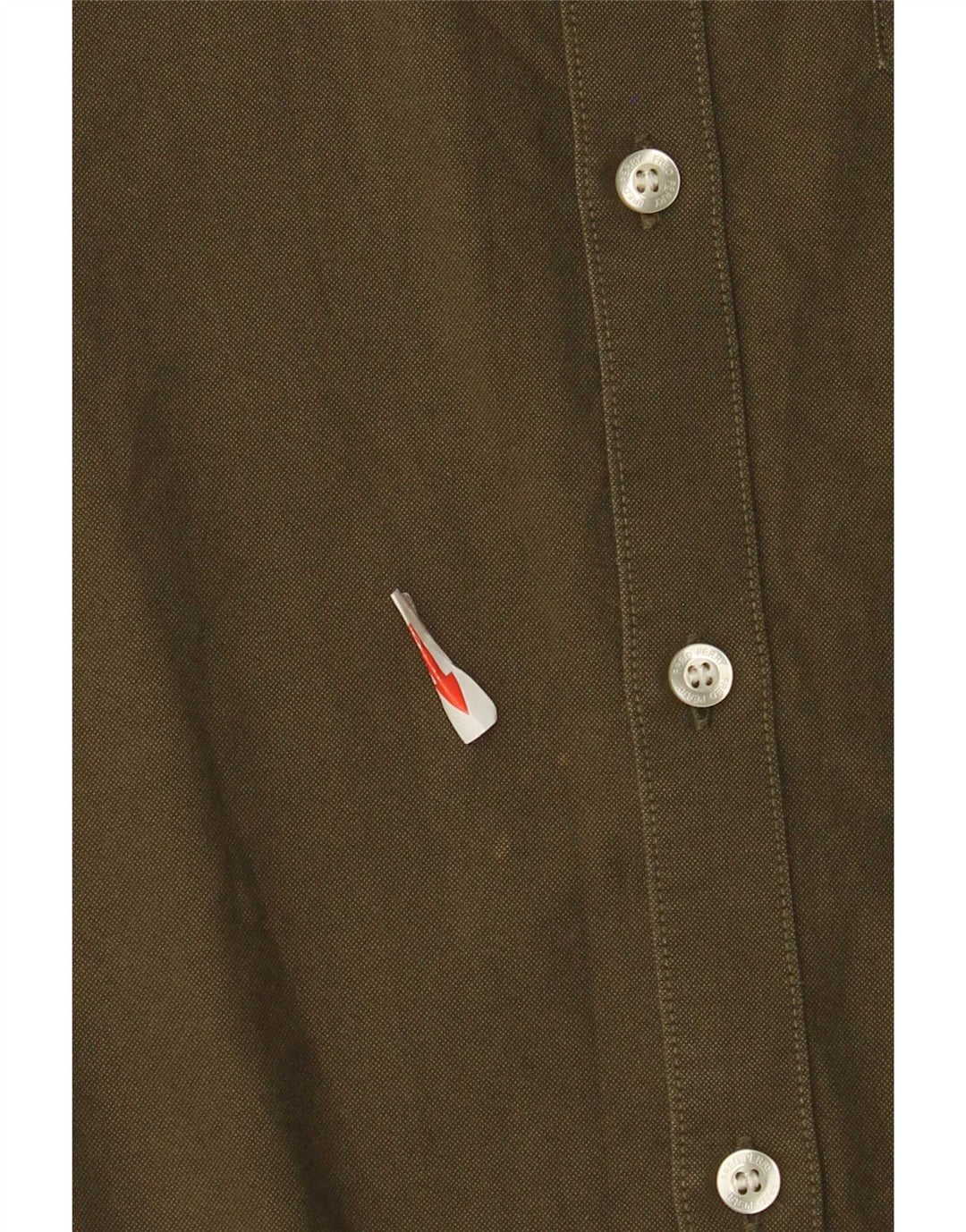 Camicia da uomo a maniche corte Regular Fit Fred Perry piccola in cotone verde