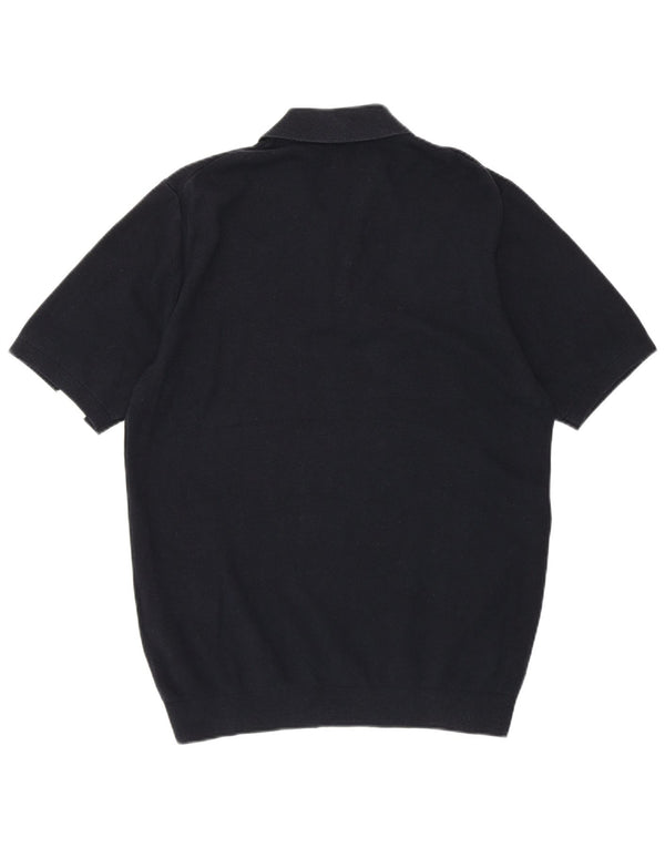 Polo da uomo Reiss in cotone color block medio blu navy