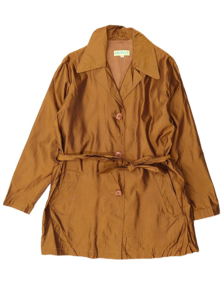 Trench oversize da donna Conbipel UK 10 Small Marrone Poliammide