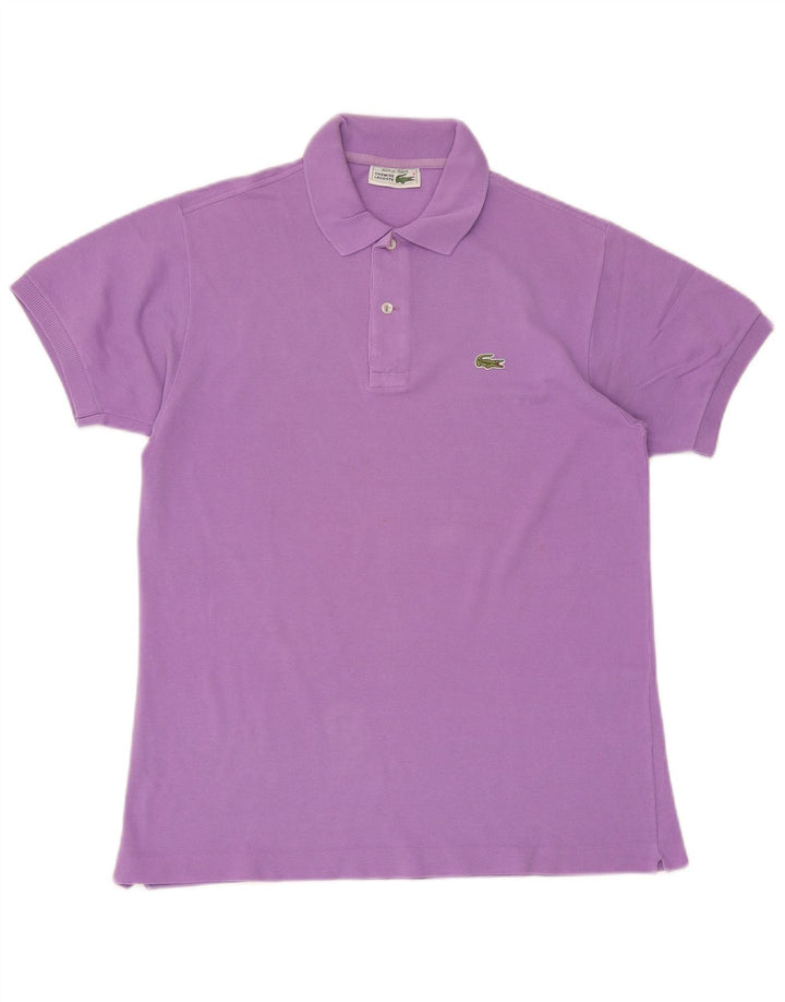 Polo da uomo Lacoste in cotone viola medio