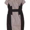 Abito tubino da donna Marks & Spencer UK 10 Small Poliestere color block grigio