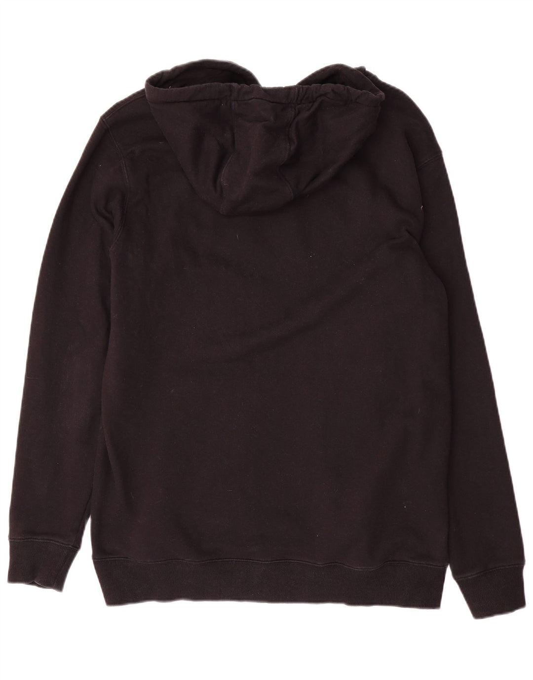 Felpa con cappuccio grafica da uomo VANS, cotone medio nero