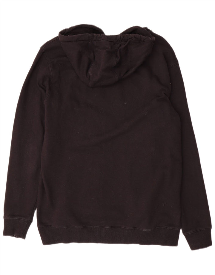 Felpa con cappuccio grafica da uomo VANS, cotone medio nero